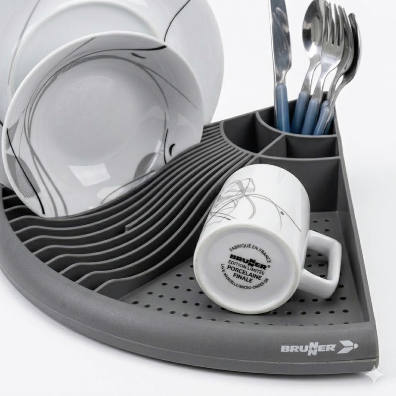 EGOUTTOIR A VAISSELLE D'ANGLE DRIPDISH 90 BRUNNER