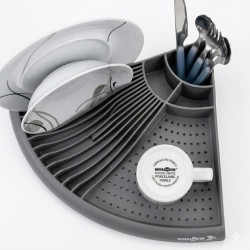 EGOUTTOIR A VAISSELLE D'ANGLE DRIPDISH 90 BRUNNER