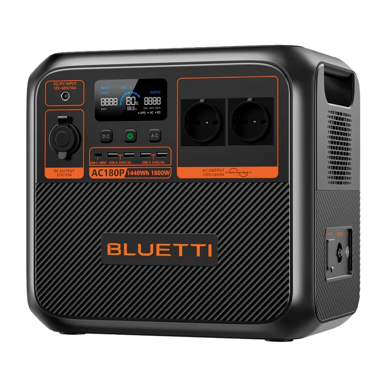 STATION D'ENERGIE PORTABLE AC180P 1800W 1448Wh BLUETTI