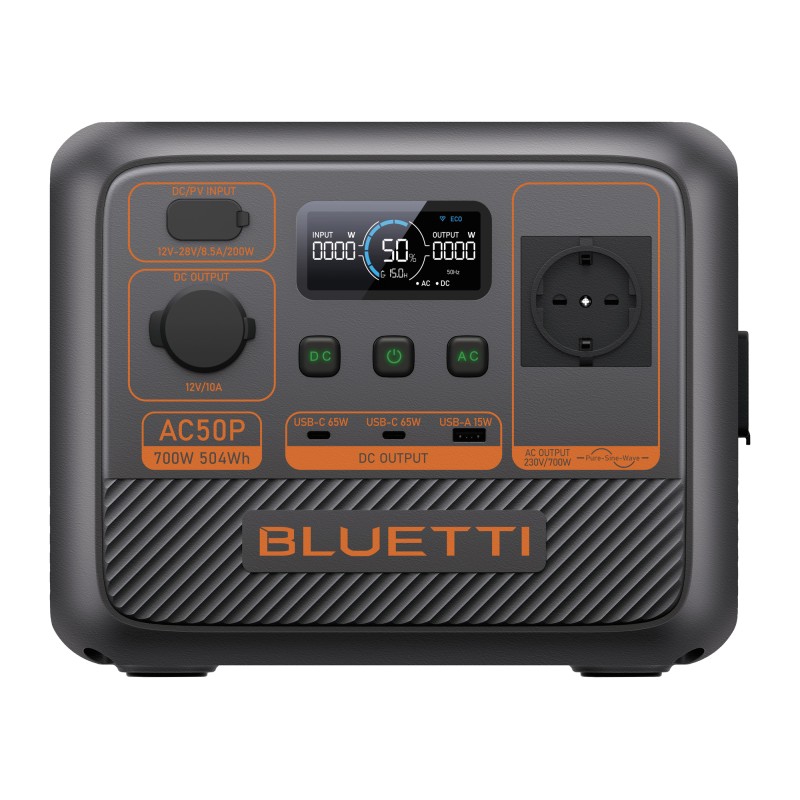 STATION D'ENERGIE PORTABLE AC50P 700 W / 504 Wh BLUETTI