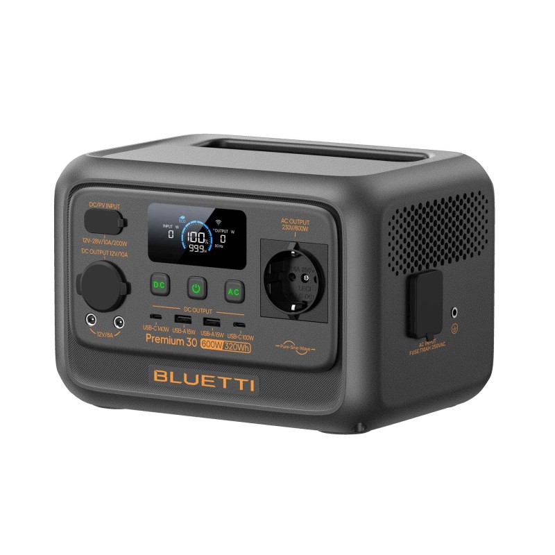PREMIUM 30 V2 - 600 W / 320 Wh - STATION D'ENERGIE BLUETTI