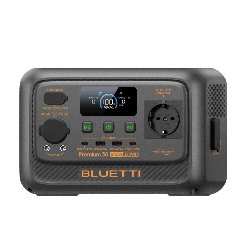 PREMIUM 30 V2 - 600 W / 320 Wh - STATION D'ENERGIE BLUETTI