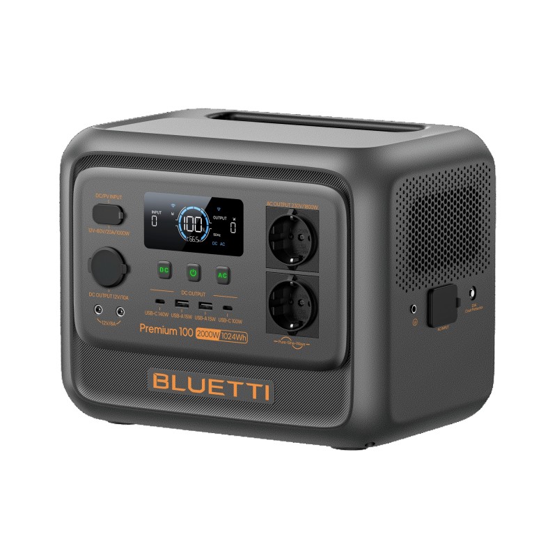 PREMIUM 100 V2 - 2 000 W / 1 024 Wh - STATION D'ENERGIE BLUETTI