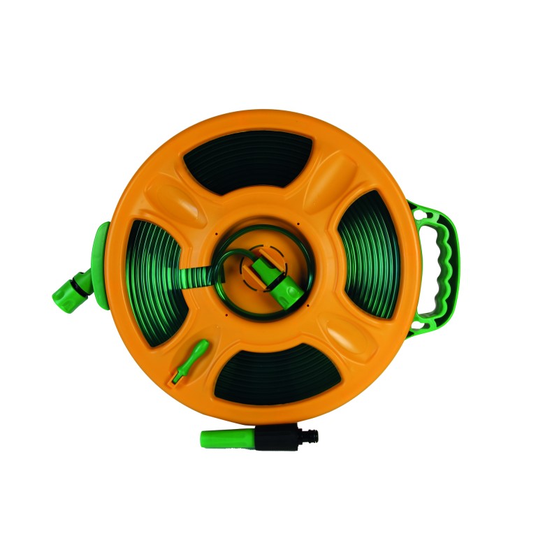 ENROULEUR TUYAU D'EAU PLAT 15 M