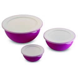 SET 3 SALADIERS SANALIVING AVEC COUVERCLES 