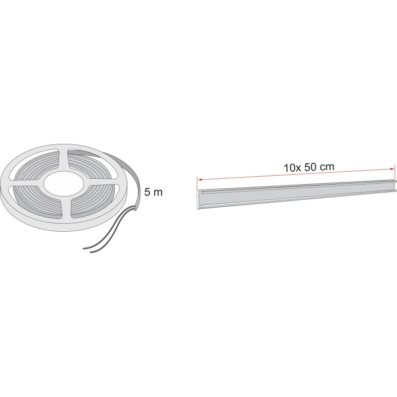 KIT LED AWNING BANDE ADHÉSIVE 5M - FIAMMA