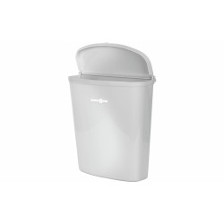 POUBELLE PORTE 5,5L COULEUR GRISE