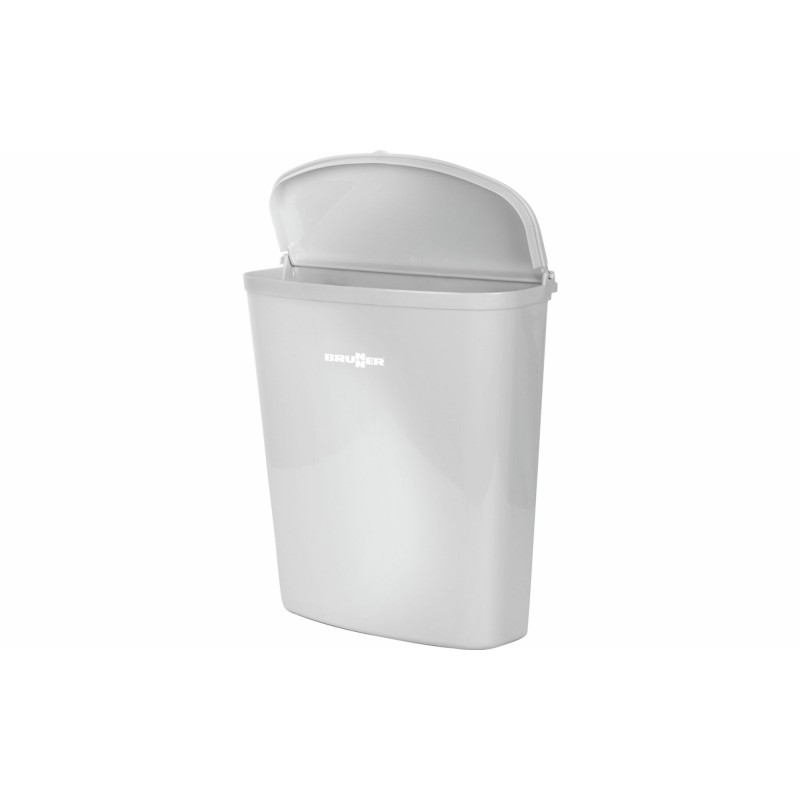 POUBELLE PORTE 5,5L COULEUR GRISE