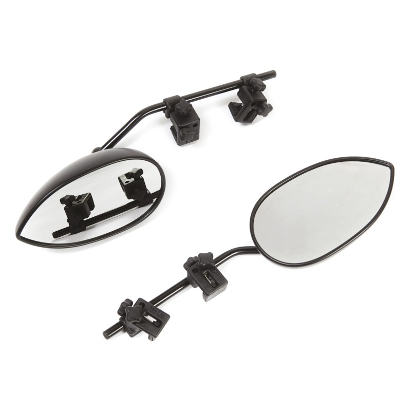 RETROVISEURS AERO CONVEXE PAR 2 BRAS 41 CM