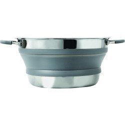 SET CUISINE PLIABLE VOLCANO FOLD-AWAY 4 PIECES SILICONE ET ACIER BRUNNER