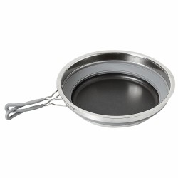 SET CUISINE PLIABLE VOLCANO FOLD-AWAY 4 PIECES SILICONE ET ACIER BRUNNER