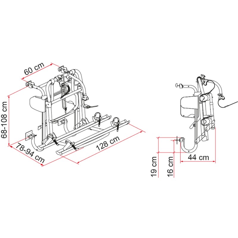 CARRY BIKE MOTORISE LIFT 77