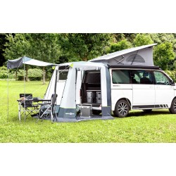 AUVENT POUR HAYON COMET VW T5/T6 200 X 200 X 205 CM GRIS ET BLEU  BRUNNER