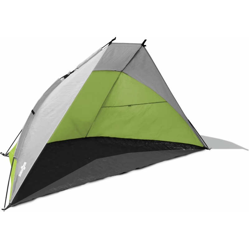 TENTE DE PLAGE TONGA GRIS ET VERT 240 X 100 X 155 CM BRUNNER