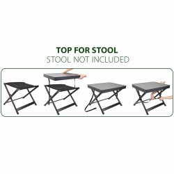 PLATEAU POUR REPOSE-JAMBES REBEL 64 X 51 X 5,5 CM BRUNNER