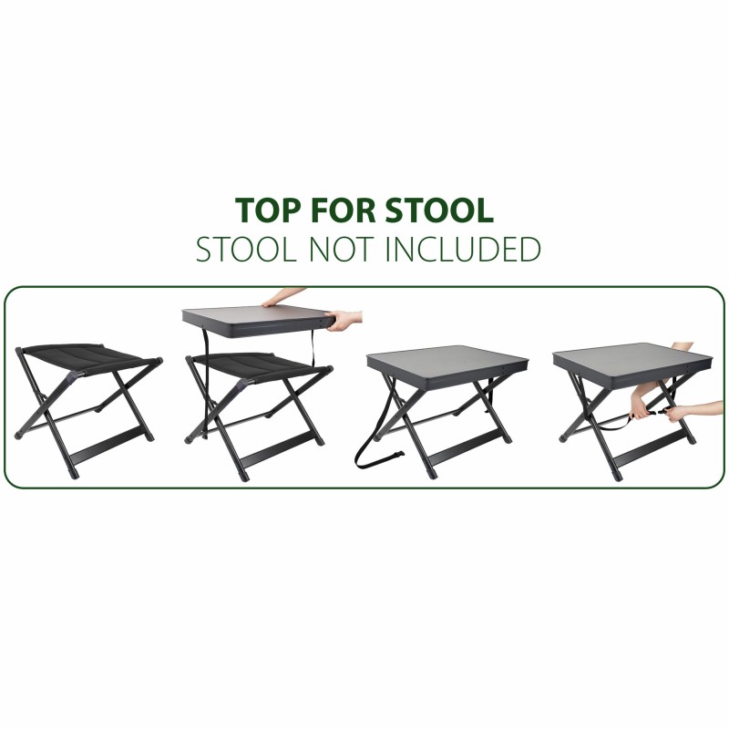 PLATEAU POUR REPOSE-JAMBES REBEL 64 X 51 X 5,5 CM BRUNNER