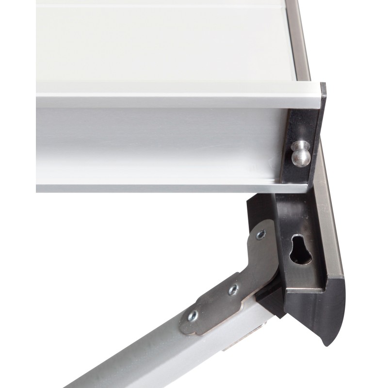 TABLE ACCELERATE COMPACK 4 ALU ENROULABLE A LATTES 120 X 80 X 71 CM BRUNNER