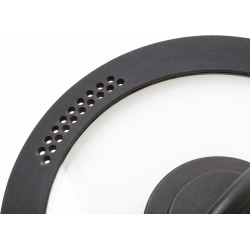 COUVERCLE PASSOIRE EN VERRE ET SILICONE COVERY BRUNNER