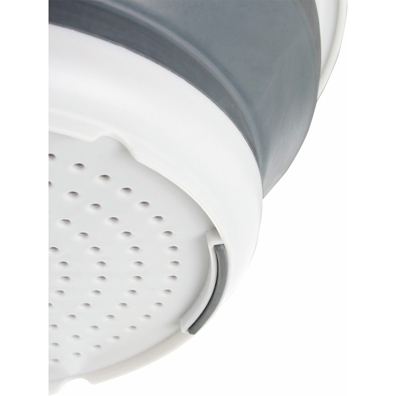 PASSOIRE PLIABLE COLANDER FOLD-AWAY GRIS BLANC Ø 22 CM BRUNNER