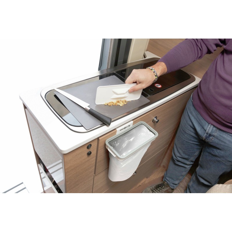 PORTE SAC POUBELLE CLIPSABLE ONE WAY BLANC BRUNNER