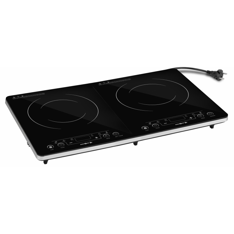 PLAQUE A INDUCTION VITRO 1800W-1700W HOT POINT DOUBLE BRUNNER