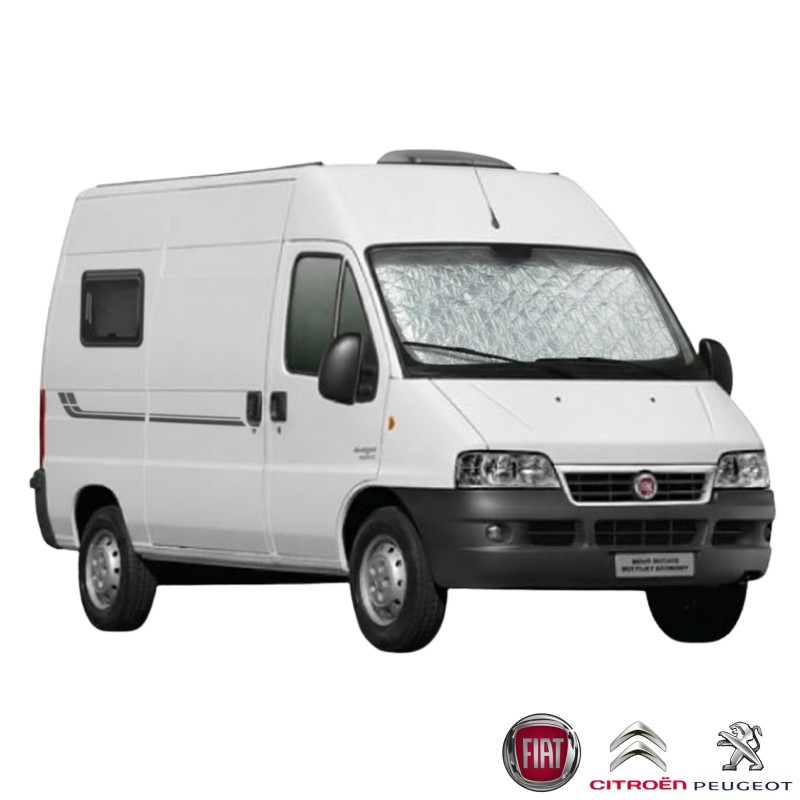 SET DE 3 RIDEAUX ISOLANTS INTERIEURS MULTICOUCHES CLI-MATS DUCATO X244 AV 06/2006 BRUNNER