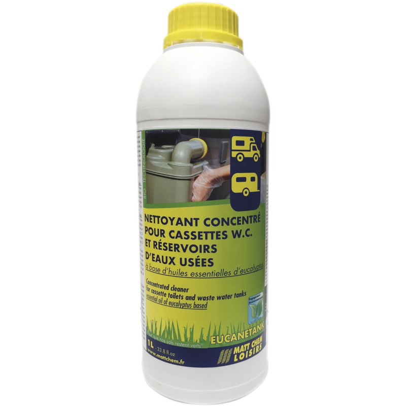 NETTOYANT RESERVOIRS EAUX NOIRES ET USEES EUCALYPTUS BIDON 1L EUCANETANK - MATT CHEM
