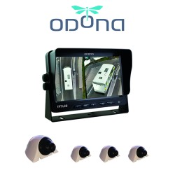 CAMERA VIEW 360° ODONA + MONITEUR 7 POUCES BLANC