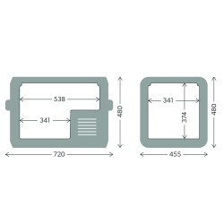 REFRIGERATEUR CONGELATEUR A COMPRESSION PORTABLE DOMETIC CFX3