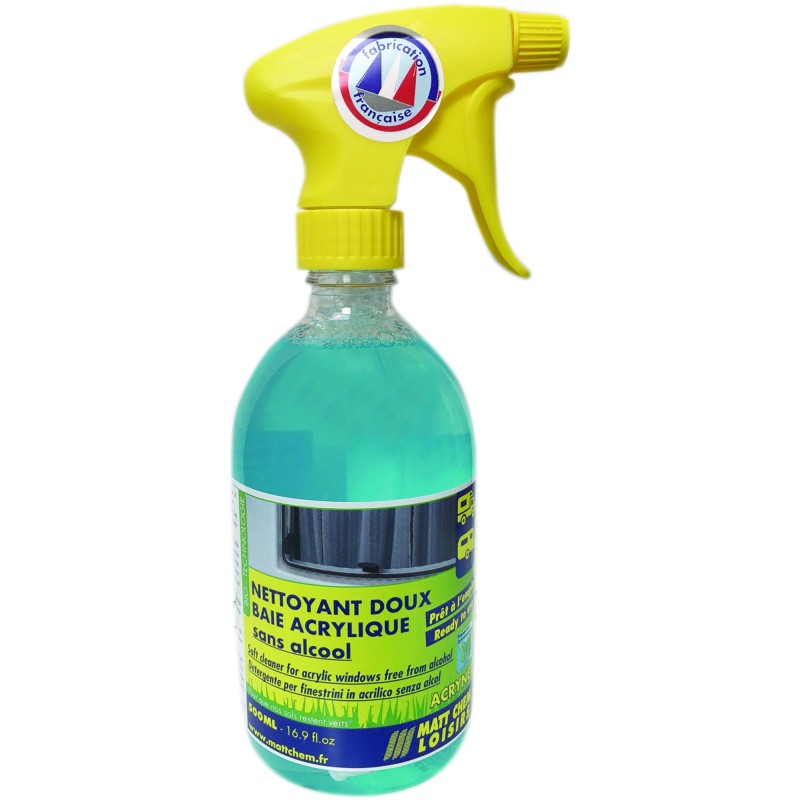 NETTOYANT DOUX ECOLOGIQUE POUR BAIE ACRYLIQUE 500ML ACRYNET - MATT CHEM