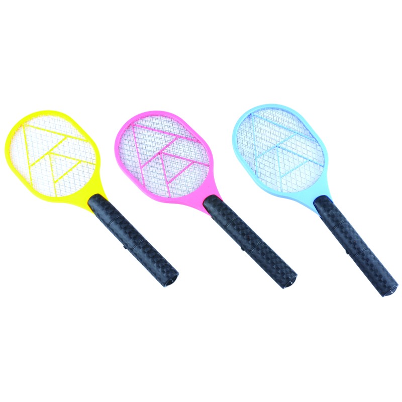RAQUETTE ELECTRIQUE ANTI-INSECTE COLORIS ASSORTIS