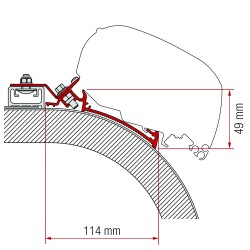 ADAPTATEUR F65 F80 RAPIDO DISCTINCTION 400 - FIAMMA