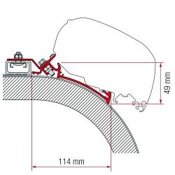 ADAPTATEUR F65 F80 RAPIDO DISCTINCTION 490 - FIAMMA