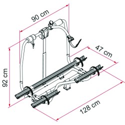 PORTE VÉLO FIAMMA CARAVAN COMFORT