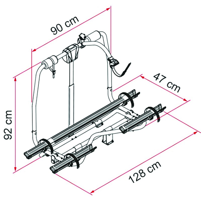 PORTE VÉLO FIAMMA CARAVAN COMFORT