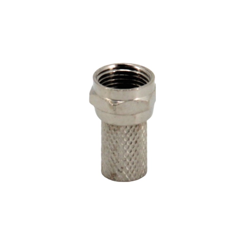 CONNECTEUR F POUR CABLE COAXIAL DE 6 MM