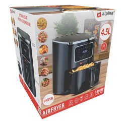 AIRFRYER 4,5L 1450W avec écran tactile numérique