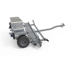 COFFRE ALU REMORQUE 123x38x38 - EASY LOAD