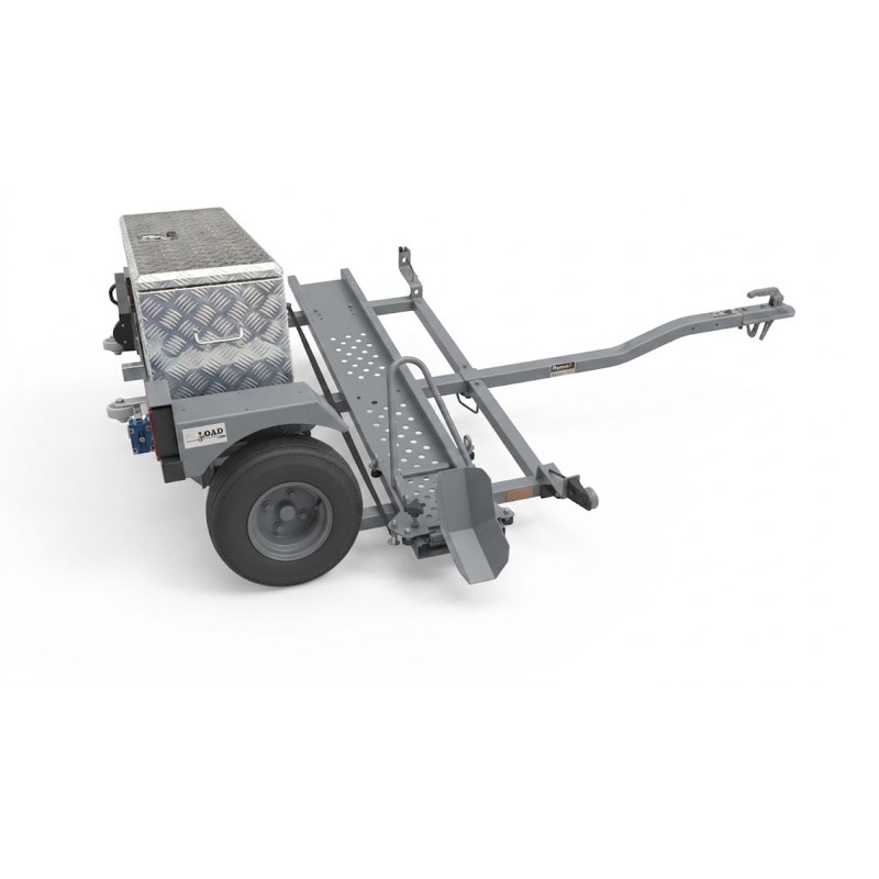 COFFRE ALU REMORQUE 123x38x38 - EASY LOAD