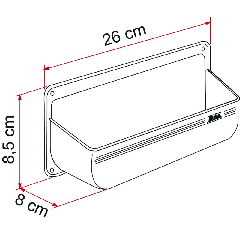RANGEMENT FIAMMA RANGE TOUT POCKET M - BLANC
