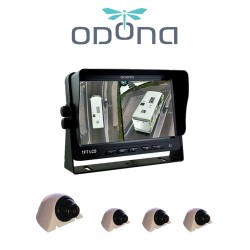CAMERA VIEW 360° ODONA + MONITEUR 7 POUCES BLANC