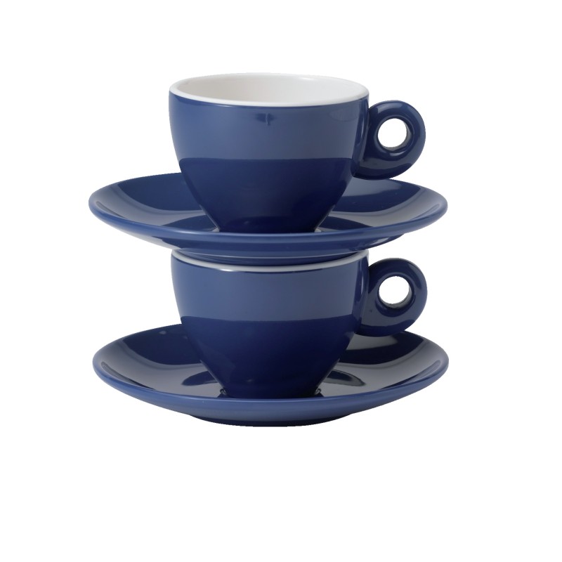 ESPRESSO SET BLEU (2 TASSE + 2 SOUS TASSE)