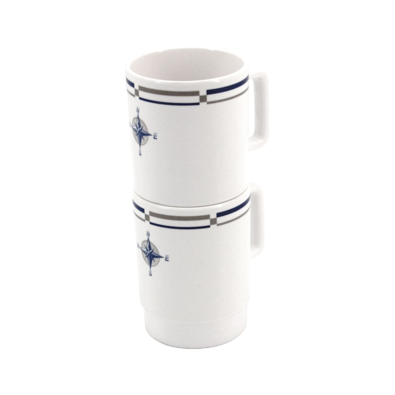 MUG EMPILABLE COMPASS (2 PCS)