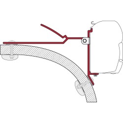 ETRIER MODULAIRE 8 CM U - FIAMMA
