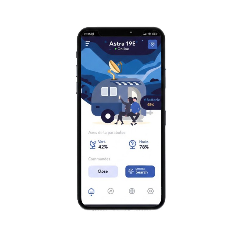 ANTENNE ZEN-MATIC IHD CONNECT 60 BLUETOOTH NOIRE TWIN