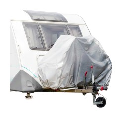BIKE COVER CARAVAN 2 VELOS NOIR ET GRIS - FIAMMA