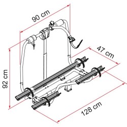 PORTE VÉLO FIAMMA CARAVAN COMFORT