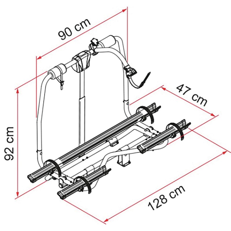PORTE VÉLO FIAMMA CARAVAN COMFORT