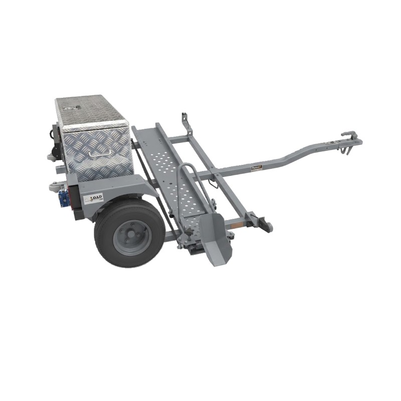 COFFRE ALU REMORQUE 123x38x38 - EASY LOAD
