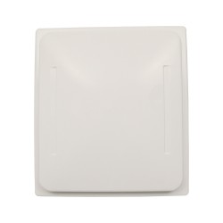 COUVERCLE LANTERNEAU BLANC 385 X 345 AVEC COMPAS MONTES